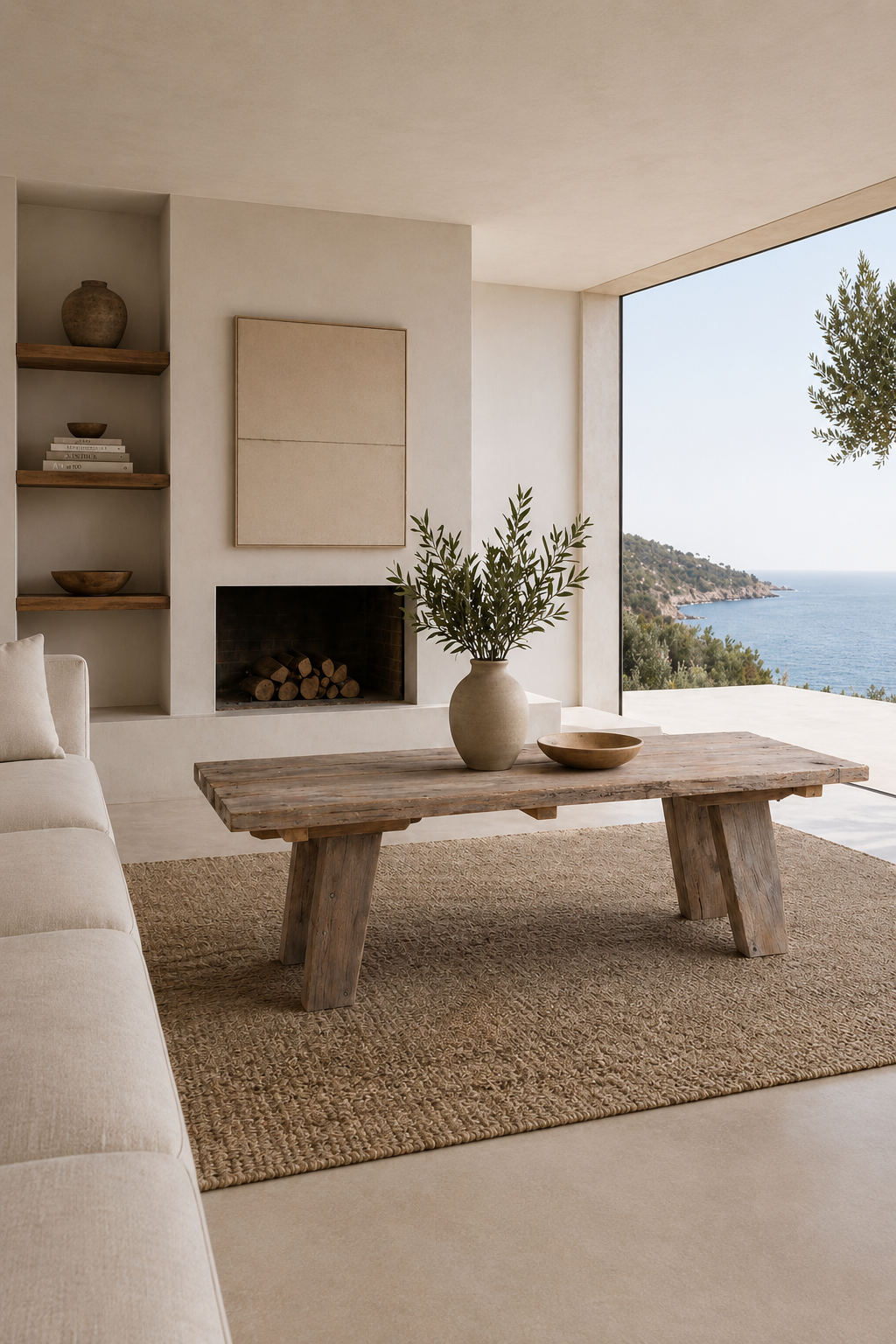 MESA DE COMEDOR MADERA RÚSTICA HASSI