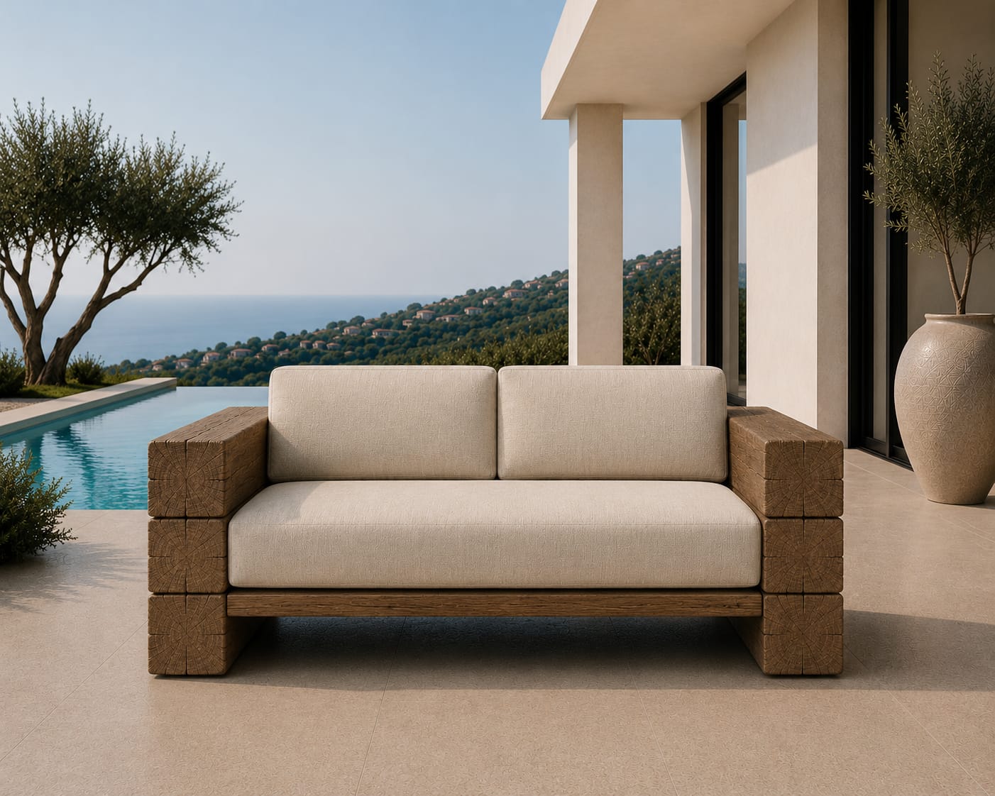 SOFÁ DE MADERA OUTDOOR