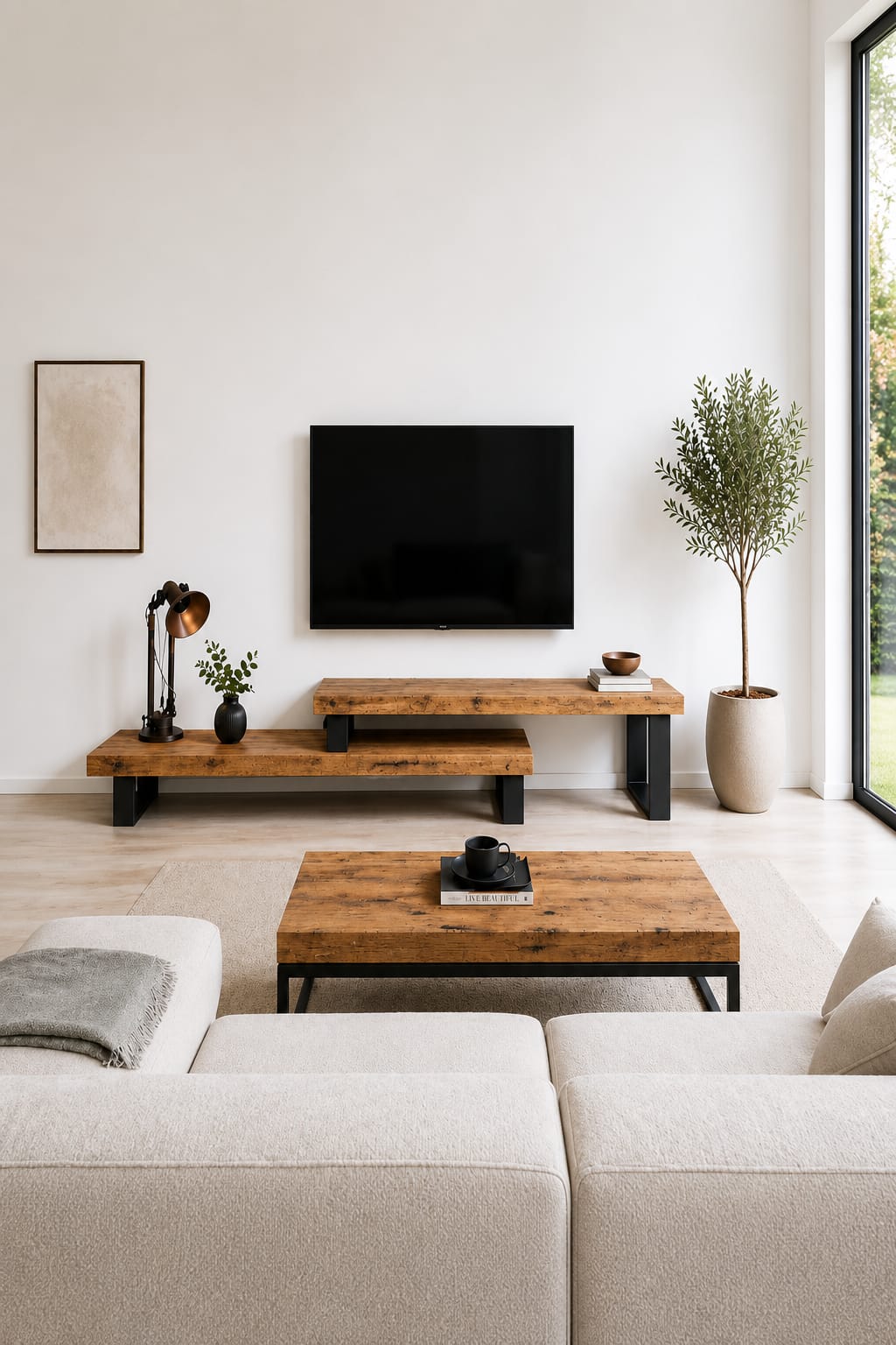 MUEBLE TV INDUSTRIAL TAHAL